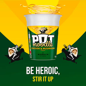 Pot Noodle Chicken & Mushroom Instant Noodles - 90g