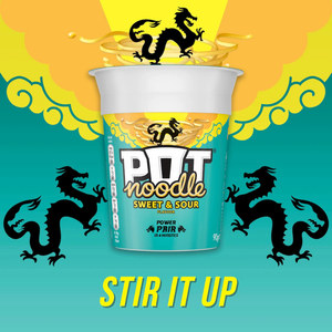 Pot Noodle Sweet & Sour Instant Noodles - 90g