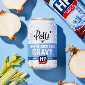 Pott's Caramelized Onion Gravy with HP Sauce 330ml