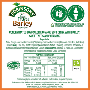 Robinsons Orange Barley Water - 850ml