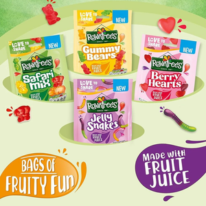 Rowntree’s Berry Hearts Candy Bag - 115g