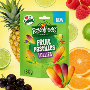 Rowntree's Fruit Pastilles Lollies - 130g