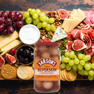 Sarson's Medium & Tangy Silverskin Onions - 460g