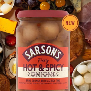 Sarson's Hot & Spicy Pickled Onions - 460g
