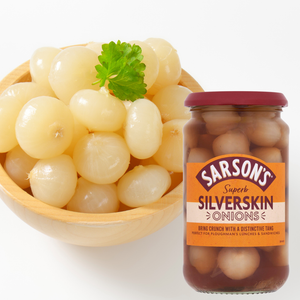 Sarson's Medium & Tangy Silverskin Onions - 460g