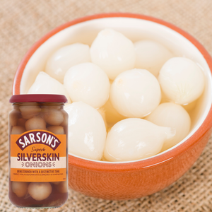 Sarson's Medium & Tangy Silverskin Onions - 460g
