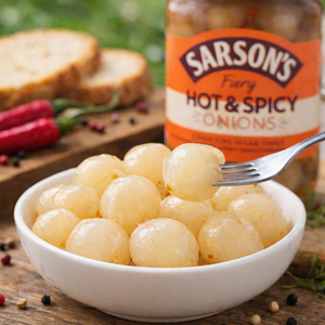 Sarson's Hot & Spicy Pickled Onions - 460g