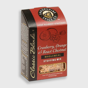 Shropshire Spice Co. Cranberry, Orange & Roast Chestnut Wholemeal Stuffing Mix 150g