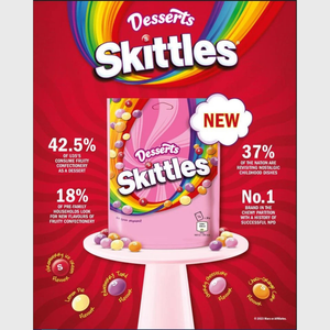Skittles Desserts Sweet & Fruity Chewy Candy - 152g