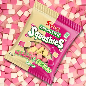 Swizzels Squashies Rhubarb & Custard - 120g