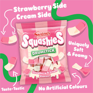 Swizzels Squashies Strawberries & Cream - 120g