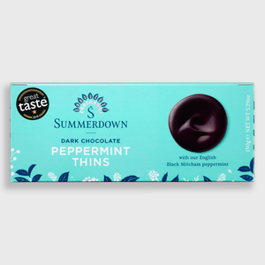 Summerdown Dark Chocolate Peppermint Thins 150g