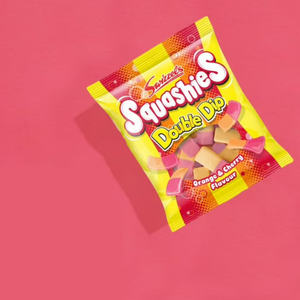 Swizzels Squashies Double Dip Orange & Cherry Squashies - 120g