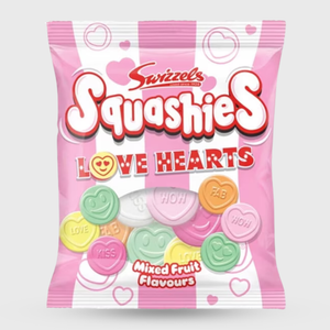 Swizzels Squashies Love Hearts Mixed Fruit - 140g