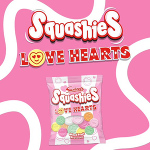 Swizzels Squashies Love Hearts Mixed Fruit - 140g