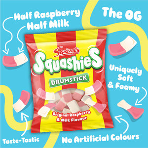 Swizzels Squashies Original Raspberry & Milk - 120g