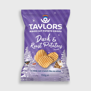 Taylor's Duck & Roast Potato Ridge Cut Crisps 150g
