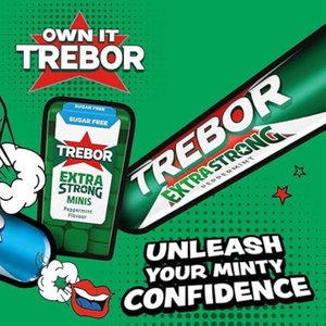Trebor Extra Strong Peppermint Mints Roll - 41g