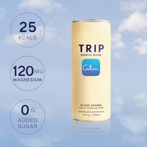 Trip Mindful Blend Blood Orange & Rosemary Non-Alcoholic Adaptogen Mocktail Seltzer Drink - 250ml