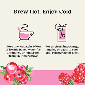 Twinings Cranberry & Raspberry Tea - 20 Teabags