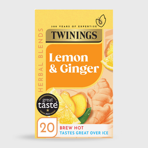 Twinings Lemon & Ginger Tea - 20 Teabags