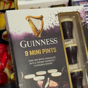 Guinness Chocolate Mini Pints - 9 Pint Box - 82g