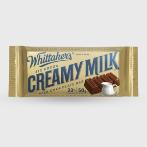 Whittaker's Slab Milk Chocolate Bar - 50g