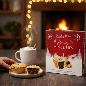 Grandma Wild's Brandy Mince Pies - 4 pack / 280g