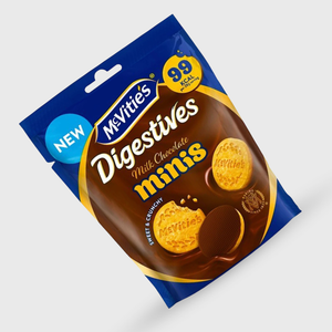 McVities Digestives Milk Chocolate Mini Biscuit Bag - 80g
