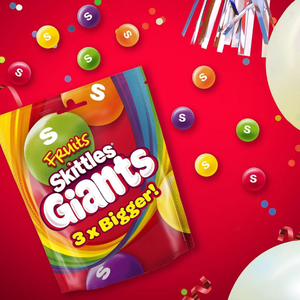 Skittles Giants Original Flavours Pouch Bag - 132g