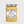 Jar of lemon curd with a label on a white background