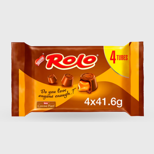 Nestle Rolo Milk Chocolate Rolo Tube Multipack - 4 pack - 4x4 1.5g (166.4g)