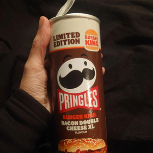 Pringles Burger King Bacon Double Cheeseburger XL Limited Edition Flavour - 165g