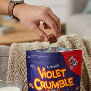 Violet Crumble Bite-sized Cubes Bag - 170g