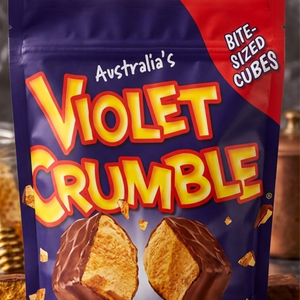 Violet Crumble Bite-sized Cubes Bag - 170g