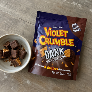 Violet Crumble Honeycomb Cubes Dark Chocolate 170g