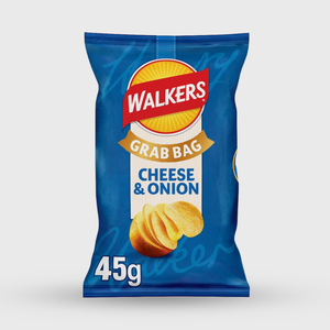 Walker's Crisps Cheese & Onion Grab Bag - 45g