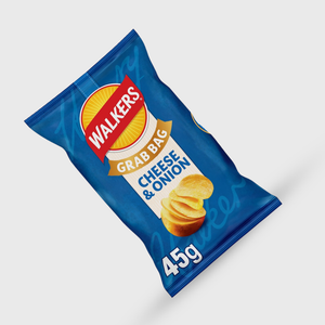 Walker's Crisps Cheese & Onion Grab Bag - 45g
