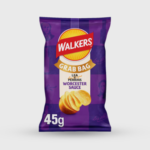 Walker's Crisps Lea & Perrins Worcester Sauce Flavour Grab Bag - 45g