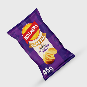 Walker's Crisps Lea & Perrins Worcester Sauce Flavour Grab Bag - 45g