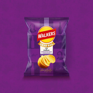 Walker's Crisps Lea & Perrins Worcester Sauce Flavour Grab Bag - 45g
