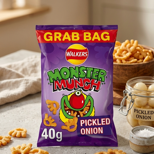 Walker's Crisps Monster Munch Pickled Onion Grab Bag - 40g