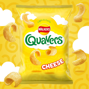 Walker's Crisps Quavers Cheese Grab Bag - 34g