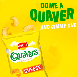 Walker's Crisps Quavers Cheese Grab Bag - 34g