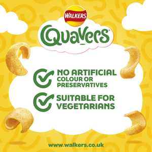 Walker's Crisps Quavers Cheese Grab Bag - 34g