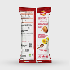 Walker's Crisps Ready Salted 6-pack - 6x25g bags (150g total)