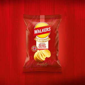 Walker's Crisps Ready Salted Grab Bag  - 45g