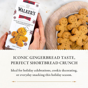 Walker's Shortbread Gingerbread Men Shortbread Gift Box Carton 4.4oz