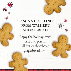 Walker's Shortbread Gingerbread Men Shortbread Gift Box Carton 4.4oz