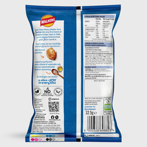Walkers Cheese & Onion Crisps - 32.5g